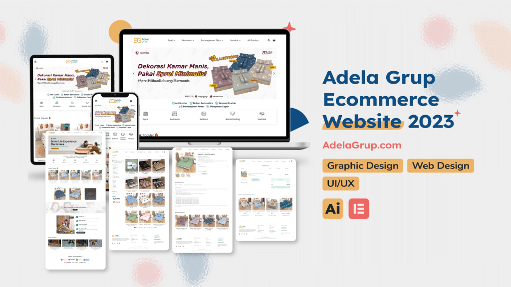 Adelagrup Online Shop Web Design