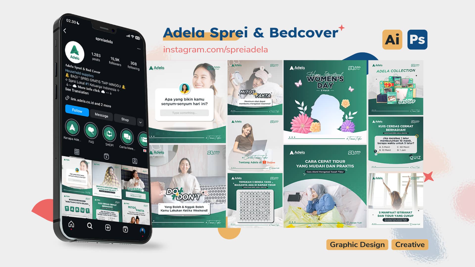 Adela Instagram Feed Design