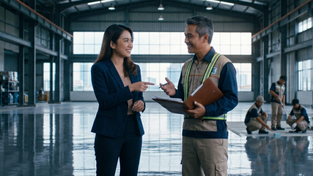 7 Cara Memilih Kontraktor Epoxy Lantai